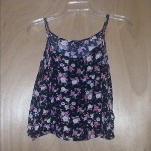 Forever 21 Flowy Flower Print Top Size M